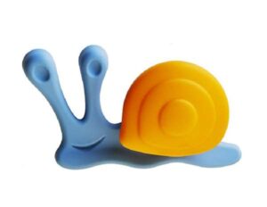 Snail Cabinet Knob 99 x 52mm Blue & Orange (EACH)