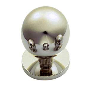 CARLISLE BRASS Cupboard Knob (ball) 30mm SC (EACH)