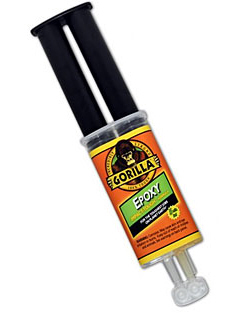 GORILLA Epoxy Glue Fast Set Syringe 25g (EACH)