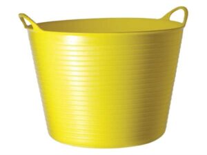 Large Flexi-Tub Bucket 42 Litre Yellow (EACH)