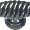 HAFELE 119.20.900 Twister T-Knob 65mm Antique Pewter (EACH)