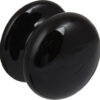 HAFELE 130.48.302 Ceramic Knob Black 50mm (EACH)