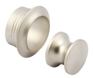 HAFELE 229.01.613 Pushbutton Knob  Rosette 16mm Board Nm (EACH)