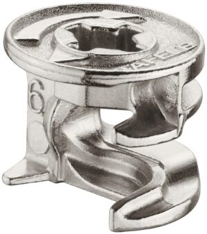 HAFELE 262.26.037 Minifix 15 Housing 26mm Wo Rim Bright (EACH)