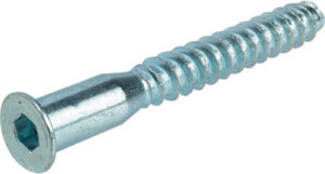 HAFELE 264.43.600 Confirmat Hex Galv 50mm 5mm Hole (EACH)