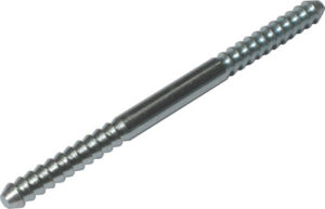 HAFELE 267.23.900 Timber Connecting Stud Double Sided 70mm ZP (EACH)