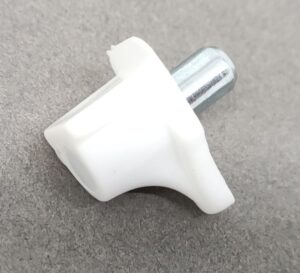 HAFELE 282.27.705 Shelf Support Stud 5mm White (EACH)