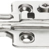 HAFELE 311.70.612 Smuso/Metalla Qf Mount Plate 2-Pt 2mm CSK (HINGE)