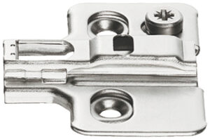HAFELE 311.70.614 Smuso/Metalla Qf Mount Plate 2-Pt 4mm CSK (HINGE)
