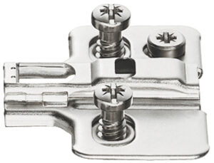 HAFELE 311.70.620 Smuso/metalla Qf Mount Plate 2-pt 0mm Euro (HINGE)