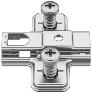 HAFELE 311.71.512 Metalla Quick 2mm M.plt 1pt Cruci Euro (HINGE)