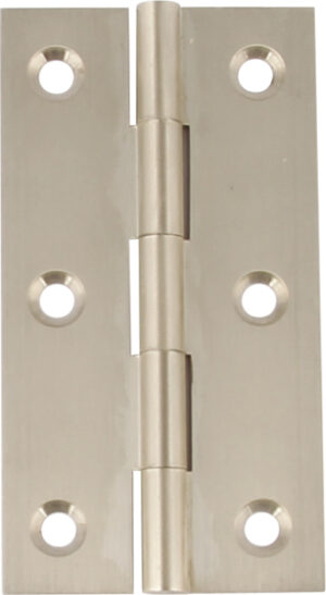 HAFELE 354.24.653 Solid Drawn Brass Butt Hinge BP 76x40x1.6 SN (HINGE)