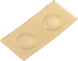 HAFELE 356.22.410 Cupboard Door Buffers 1.6mm Thick (PK 2)