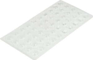 HAFELE 356.22.420 Cupboard Door Buffers 2.5mm Thick (PK 50)