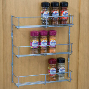 HAFELE 543.12.231 Spice Rack 3-Tier 400mm Chrome (EACH)