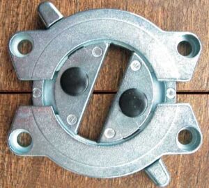 HAFELE 642.42.910 Universal Table Connector Ni-Pl (SET)