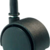 HAFELE 660.07.320 Twin Wheel Castor Socket Black 50mm (EACH)