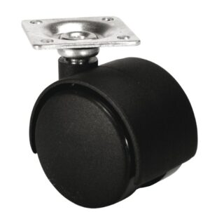 HAFELE 660.07.321 Twin Wheel Castor On Plate 50mm (EACH)