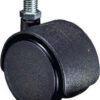 HAFELE 660.07.324 Twin Wheel Castor Black 50mm (EACH)