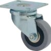 HAFELE 663.06.920 Rubber Wheel 75mm Swivel Plate Castor (EACH)