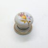 HEATHERLEY Cupboard Knob 30mm Chintz Rose Wt (EACH)