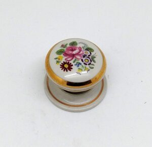 HEATHERLEY Wardrobe Knob 38mm Floral Chintz Iv (EACH)