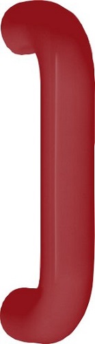 HEWI Pull Handle 115x20mm Red Nylon (EACH)