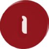 HEWI Escutcheon Key (52x9) Red Nylon (PAIR)