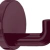 HEWI 477.90.010.30 Robe Hook 50mm Dia Burgundy (EACH)