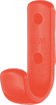 HEWI 477.90.060.36 Single Coat Hook 75mm Coral (EACH)