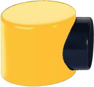 HEWI 615.13 Door Stop Floor Mounted 52x43mm Yellow (EACH)