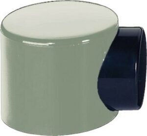 HEWI Door Stop Floor Mounted 64x43mm Stone Grey (EACH)