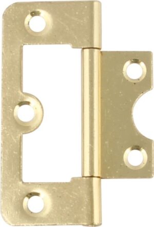 NICO 1960 0 11 02 Flush Hinge 60mm Electro Brass (HINGE)
