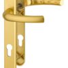 HOPPE 1710RH/3370N/3360N 2758288 Upvc Levers Tokyo 220x32 92mm 122fix Gold (SET)