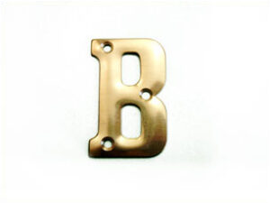 Letter B 50mm Electro Brass (EACH)