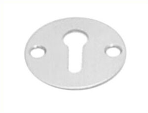 HERITAGE BRASS V1010-PC Escutcheon Key Plain Round 32mm CP (PAIR)