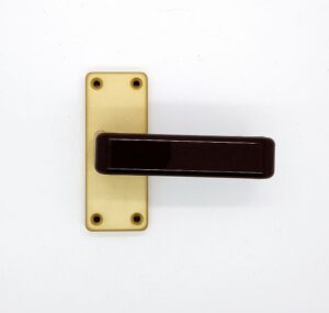 KENRICK Lever Latch Furn Gold/brown (SET)