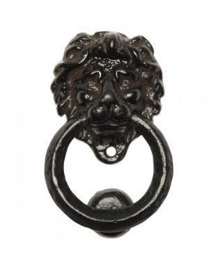 KIRKPATRICK 2630 2630 Door Knocker Lion Antique Black (EACH)