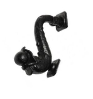 KIRKPATRICK 571 571 Door Knocker Dolphin 203mm Antique Black (EACH)