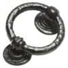 KIRKPATRICK 782 782 Door Knocker Ring 101mm Black (EACH)