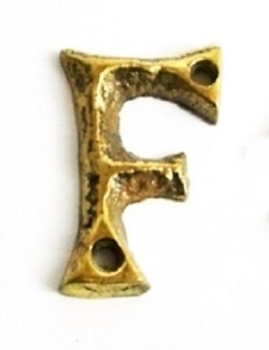 KIRKPATRICK B1976/F +B1976/F Letter 1.3/4 'f' Antique Brass (EACH)