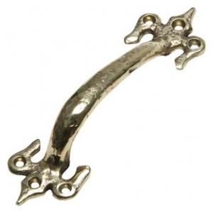 KIRKPATRICK +BRASS 0564 4 Cabinet Handle 102mm F/f Antique Brass (EACH)