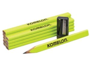 KOMELON Carpenters Pencils & Sharpener Set (SET)