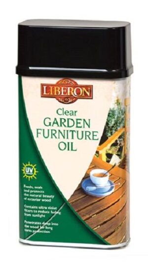 LIBERON Garden Furniture Oil Teak Satin/Gloss 500ml (EACH)