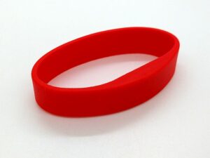SALTO CWSMD207RE00-5 Silicon Wristband NXP Mifare DesFire 2KB Red (EACH)