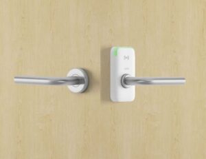 SALTO EM150LRIMW38 XS4 Mini Mifare Ble L Lever Furn 35-50 SS/wh (EACH)