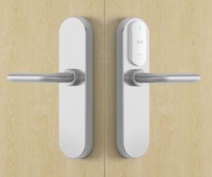 SALTO EM650U00IMW38 XS4 Mifare Ble Lever Wide 32-47mm White/SSS (EACH)