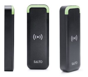SALTO WRDM0M4B Design Xs Mifare DFire BLE Mullion Reader Blk (EACH)