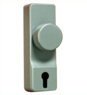 EXIDOR 302EA S W/O CYL EU Outside Access Dev Knob/Euro No Cylinder Silver (EACH)