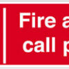 Sign Fire Alarm Call Point Self Adhesive 300x100 (EACH)
